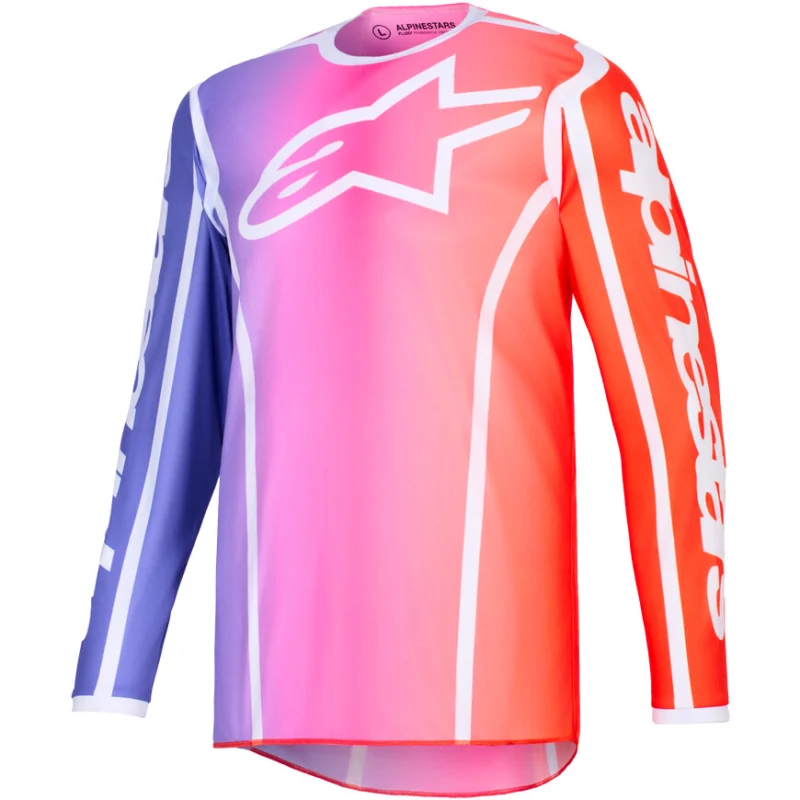 Occasione Imperdibile Alpinestars FLUID APEX Multicolor Cross Enduro Motorcycle Jersey