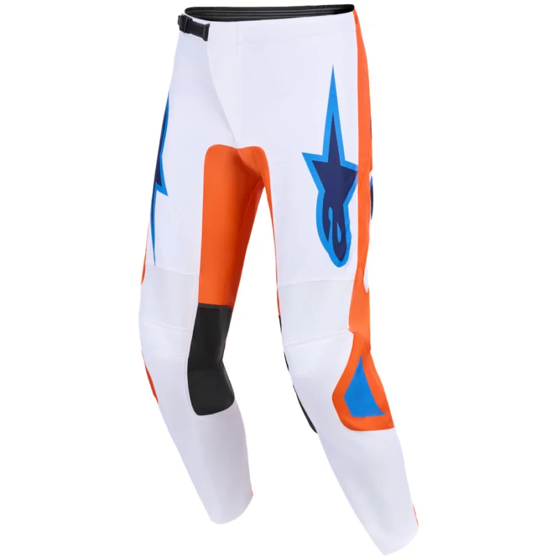 Alpinestars FLUID GRID Motocross Enduro Pants Orange Blue White Quantità Limitata