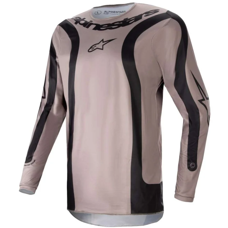 Prezzo Conveniente Alpinestars FLUID LURV Cross Enduro Motorcycle Jersey Mud Black