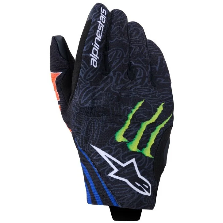 Alpinestars FQ20 REEF V2 MONSTER Motorcycle Gloves Black Red Fluo Blue Green Ultimissimo Modello