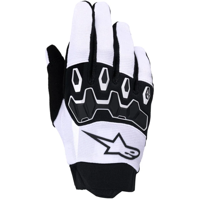 Offerta Speciale Alpinestars Full Bore V2 Cross Enduro Motorcycle Gloves Light Grey Black