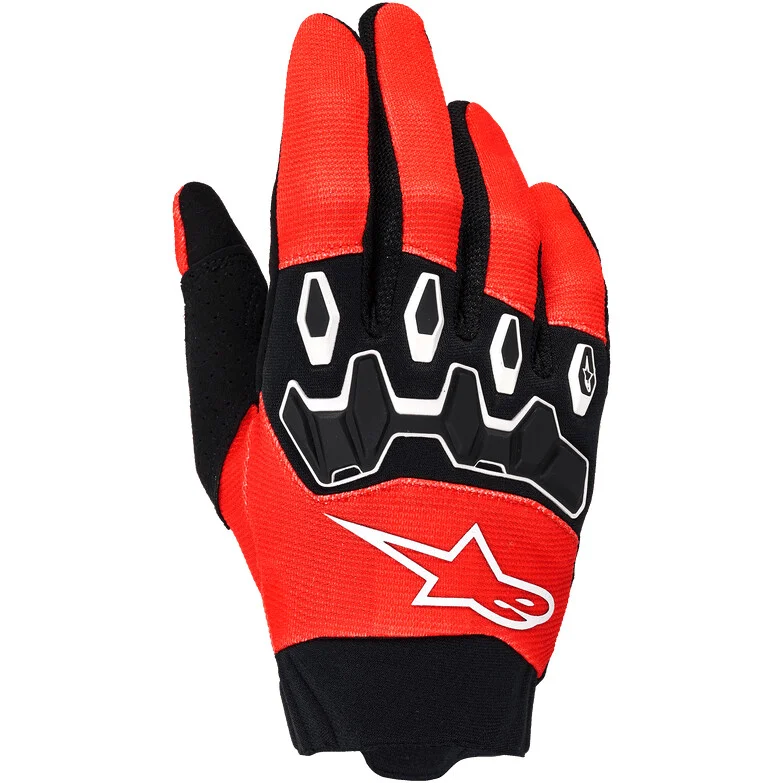 Alpinestars Full Bore V2 Orange/Black Cross Enduro Motorcycle Gloves Solo Oggi