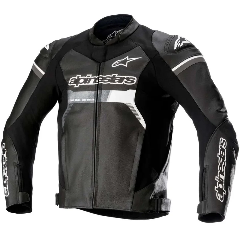 Spedito Oggi Alpinestars GP FORCE Black Leather Motorcycle Jacket