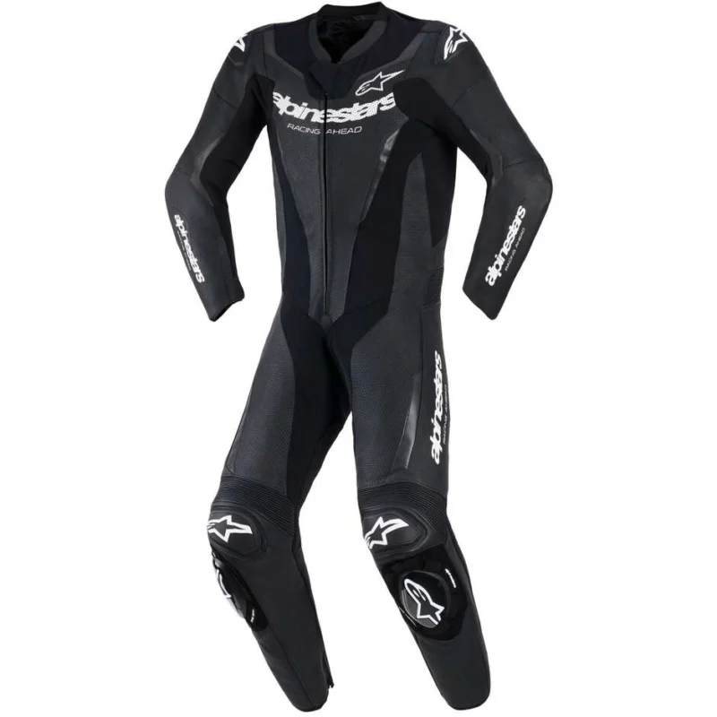 Solo Oggi Alpinestars GP FORCE V2 1PC Full Leather Motorcycle Suit Black