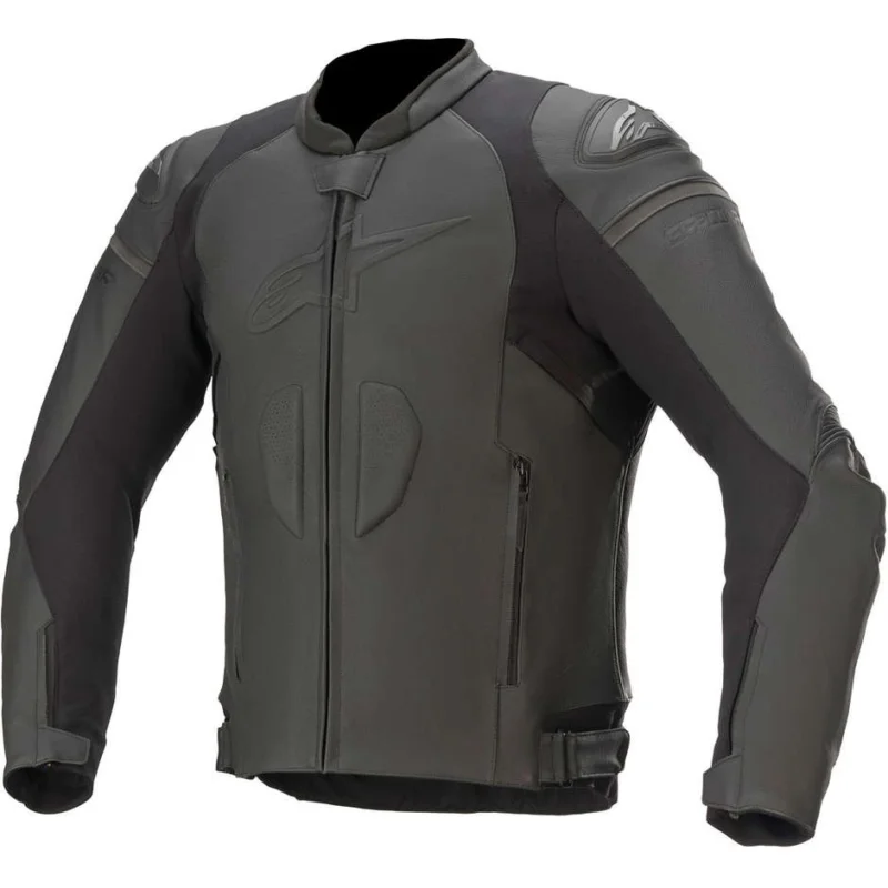 Più Venduto Alpinestars GP PLUS R V3 Leather Motorcycle Jacket Black Black