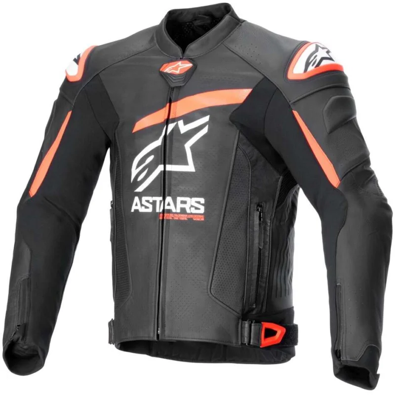 Prezzo Scontato Alpinestars GP PLUS R V4 AIRFLOW Motorcycle Jacket Black Red Fluorescent White
