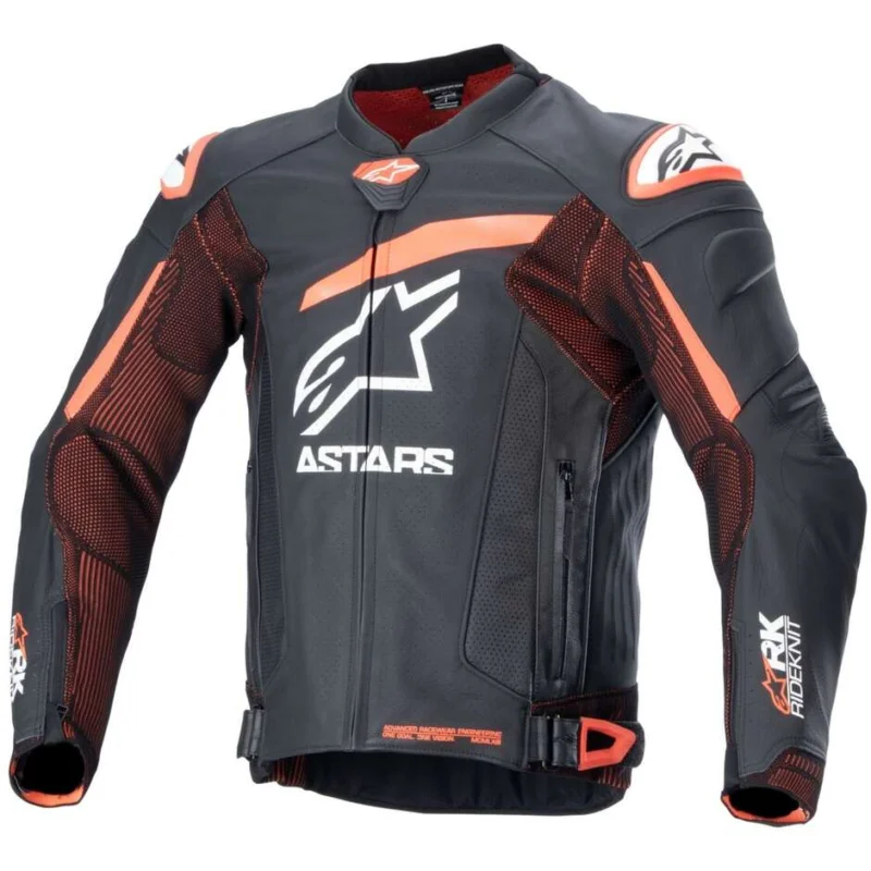 Alpinestars GP PLUS R V4 RIDEKNIT Motorcycle Jacket Black Red Fluorescent White A Buon Prezzo