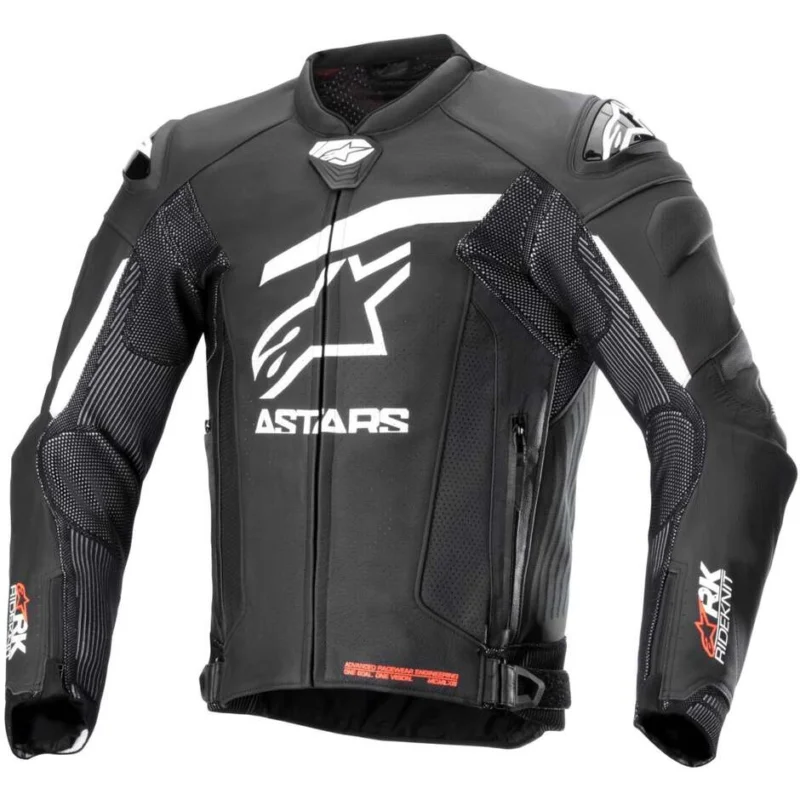 Alpinestars GP PLUS R V4 RIDEKNIT Motorcycle Jacket Black White Subito Disponibile