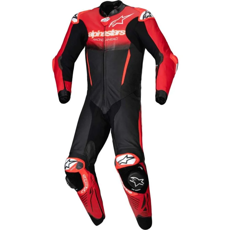 A Buon Prezzo Alpinestars GP-R7 1PC One Piece Motorcycle Suit Black Red