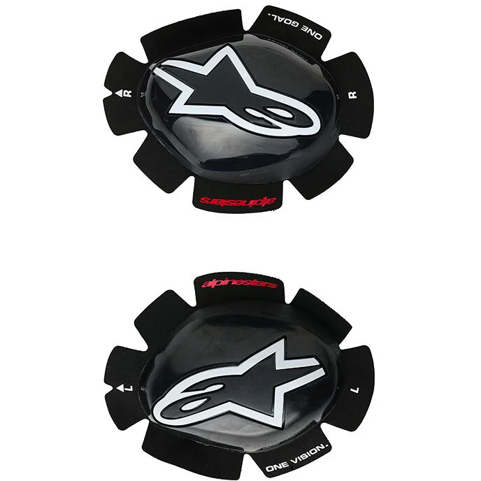 Alpinestars GP TECH Black Motorcycle Knee Sliders Compra Oggi Stesso