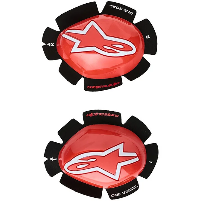 Promozione Esclusiva Alpinestars GP TECH Red Motorcycle Knee Sliders