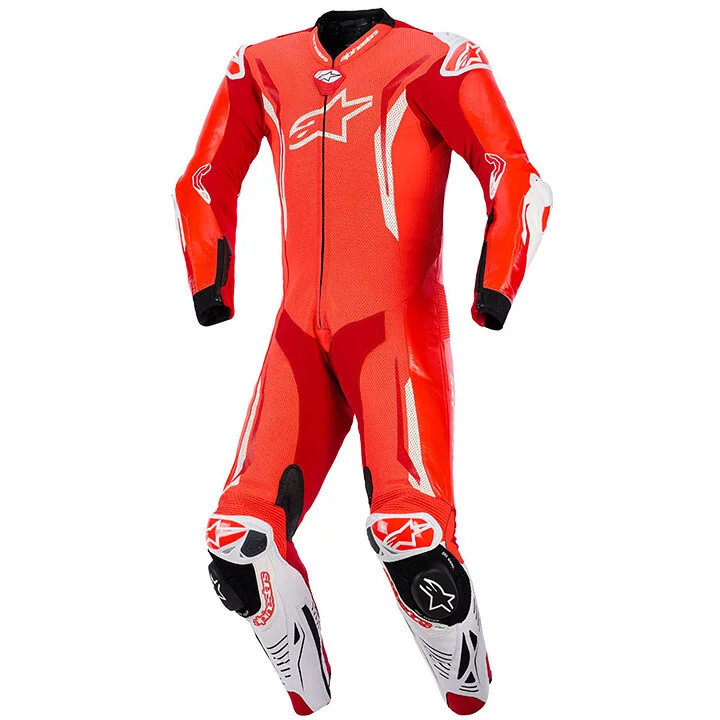 Must-Have Alpinestars GP Tech V5 Professional Motorcycle Suit Fluorescent Red