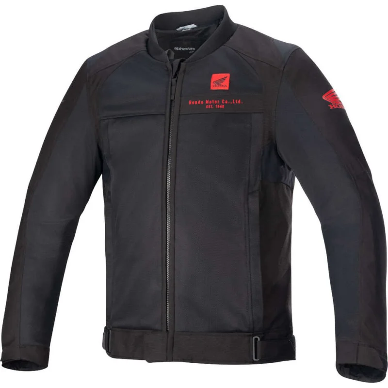 Prezzo Di Fabbrica Alpinestars HONDA LUC V2 AIR Perforated Motorcycle Jacket Black Red