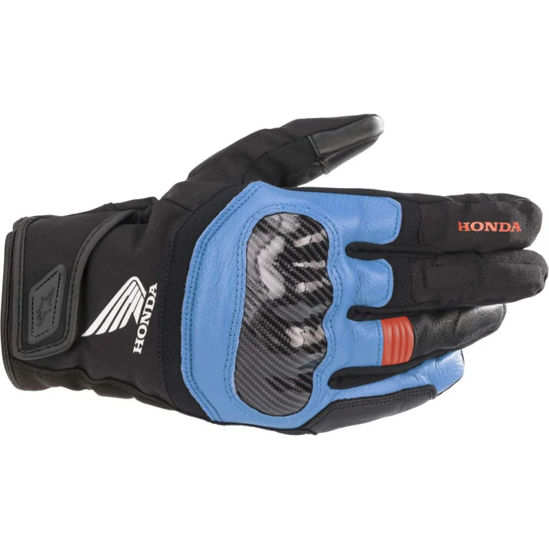 Alpinestars HONDA SMX Z DRYSTAR Motorcycle Gloves Black Blue Red Ordina Subito