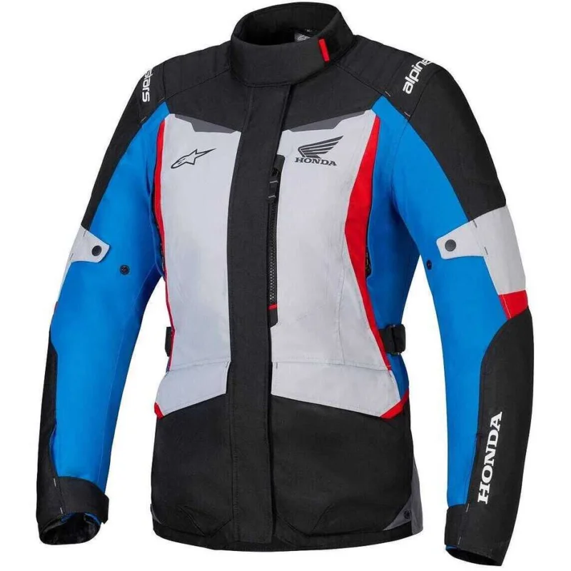 Alpinestars HONDA STELLA ST-1 WP Women's Motorcycle Jacket Ice Grey Dark Grey Black Occasione