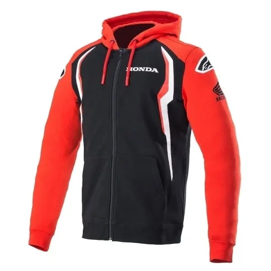 Miglior Prezzo Alpinestars HONDA ZIP Sweatshirt Red/Black