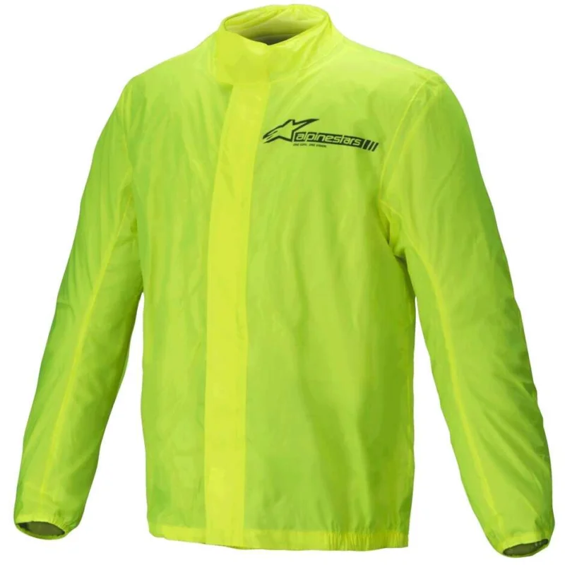 Spedito Oggi Alpinestars HURRICANE RAIN V2 Motorcycle Rain Jacket Fluorescent Yellow