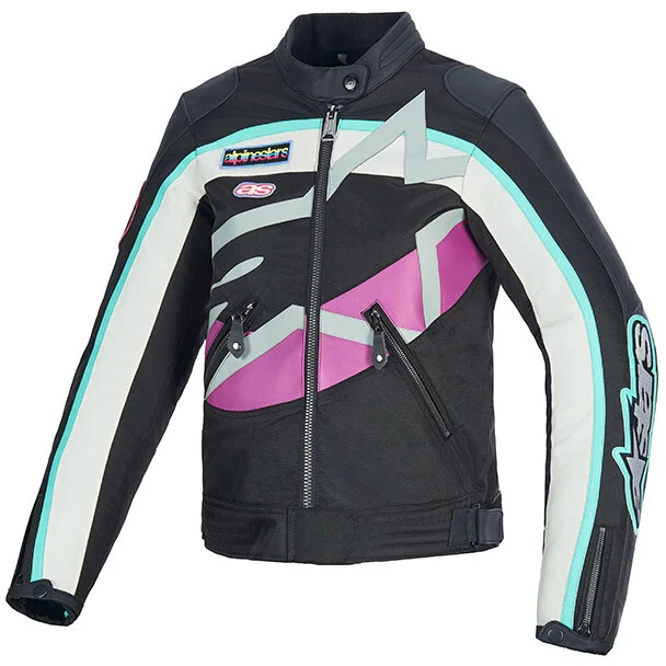 Must-Have Alpinestars Idles Women's Motorcycle Jacket White Black Purple
