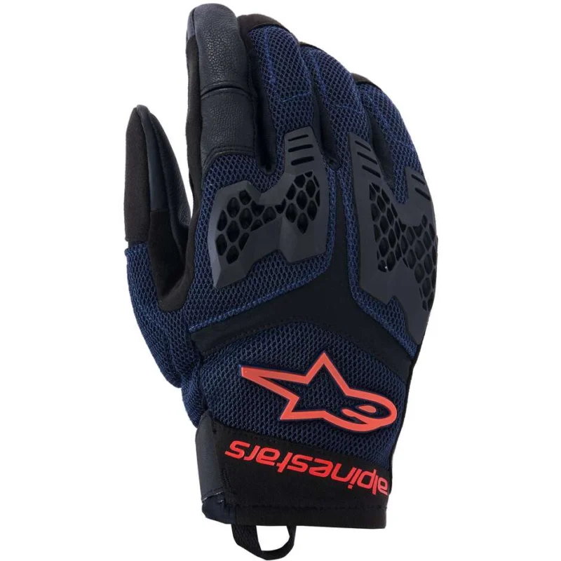 Alpinestars MANTI AIR Fabric Motorcycle Gloves Blue Red Fluo Asphalt Ultime Pezzi