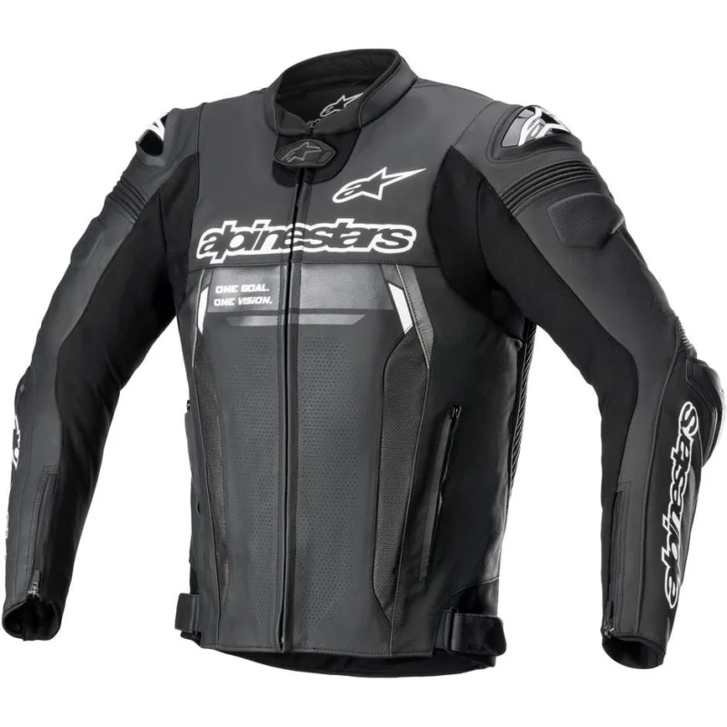 Alpinestars MISSILE v2 IGNITION Black Leather Motorcycle Jacket Ultima Occasione