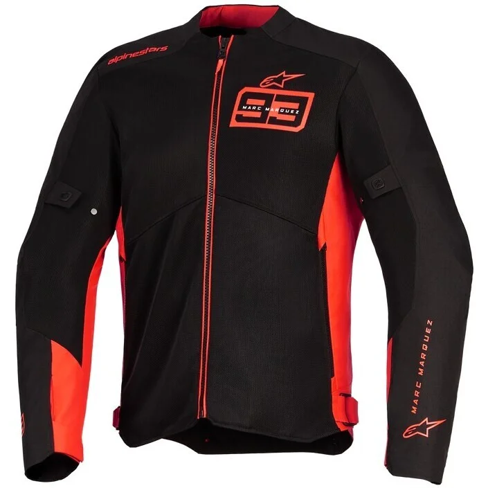 Alpinestars MM93 C-1 AIR Motorcycle Jacket Fluorescent Red Bright Red Black Direttamente Dal Produttore