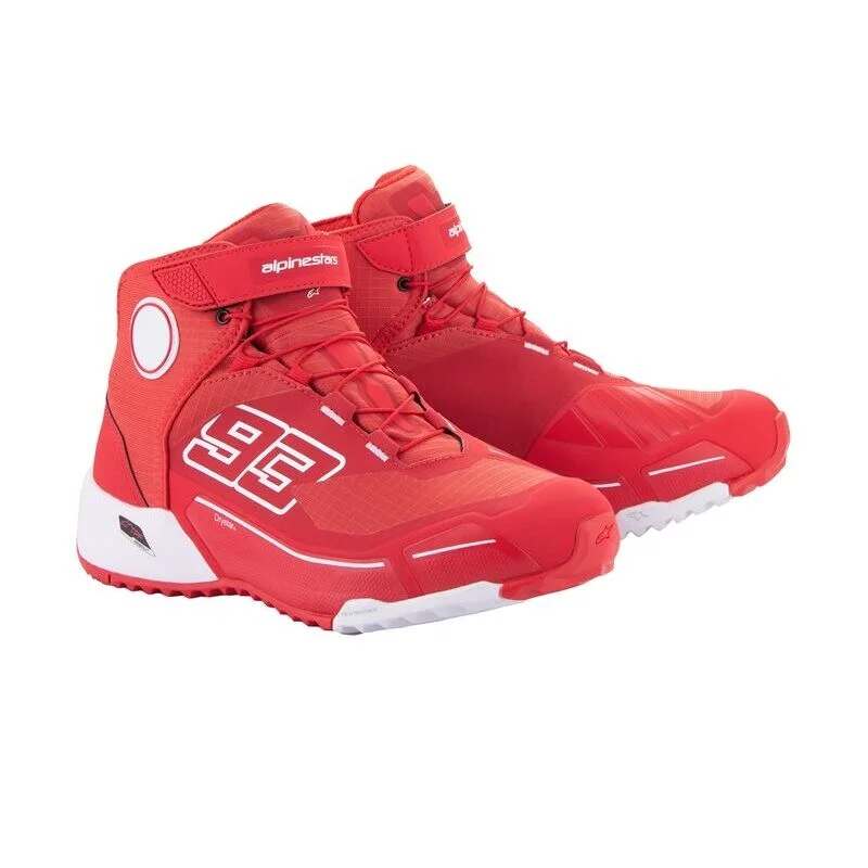 Prezzo Scontato Alpinestars MM93 CR-X DRYSTAR Motorcycle Shoes White Red