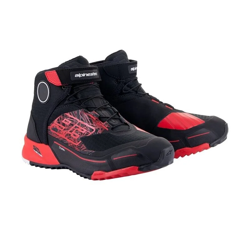 Affare Alpinestars MM93 CR-X DRYSTAR Red Black Motorcycle Shoes