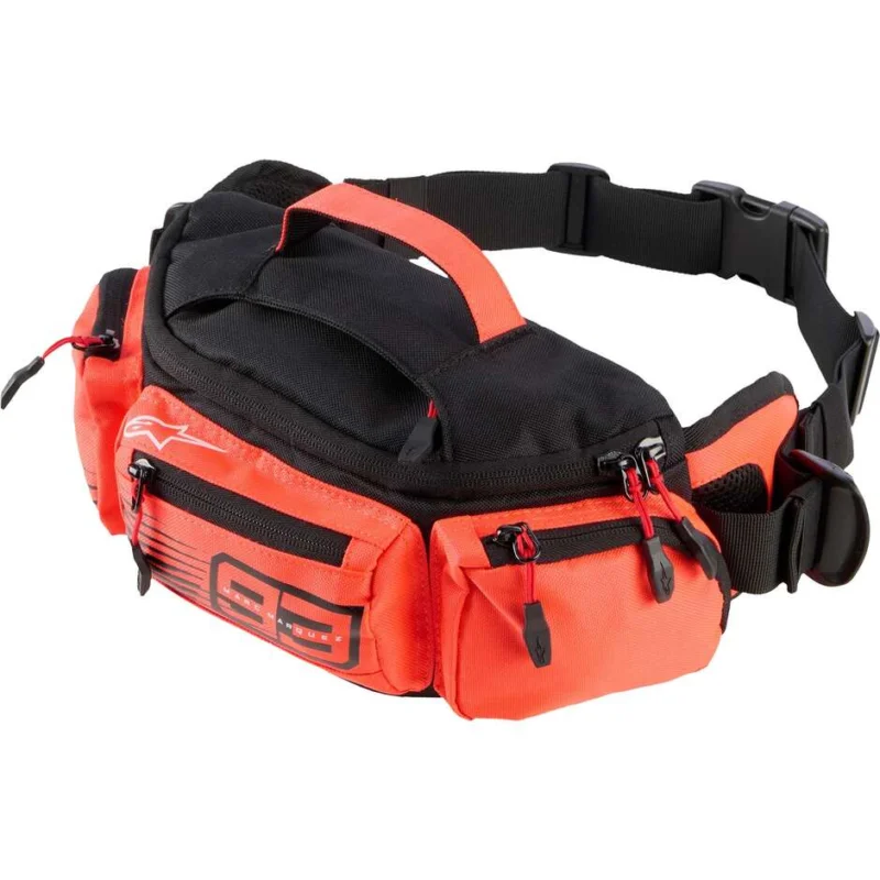 Alpinestars MM93 WAIST BAG Black Fluorescent Red Soddisfatti O Rimborsati