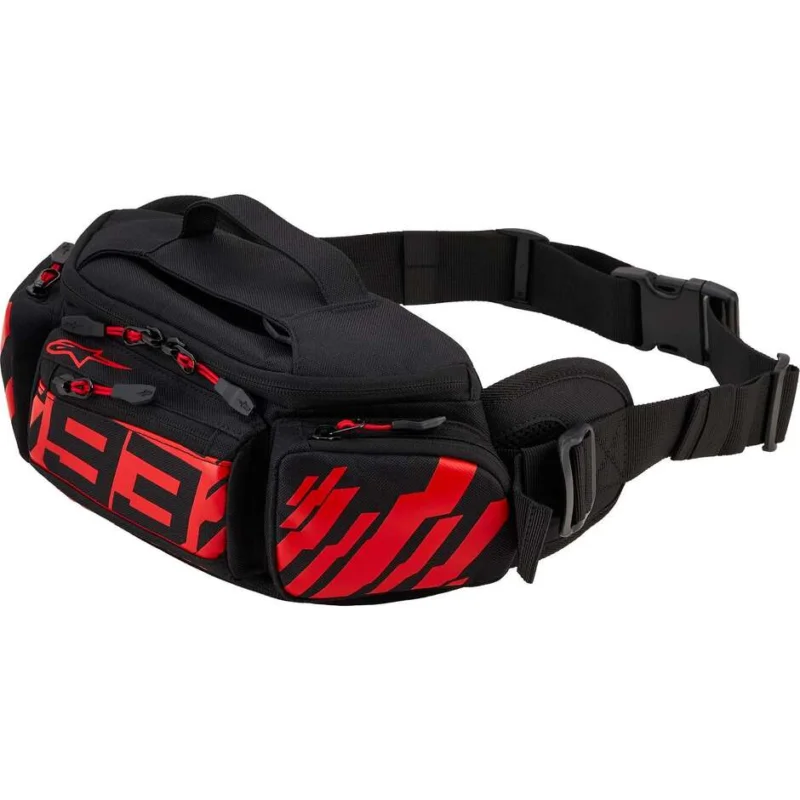 Alpinestars MM93 WAIST BAG Black Fluorescent Red Bright Red Miglior Prezzo