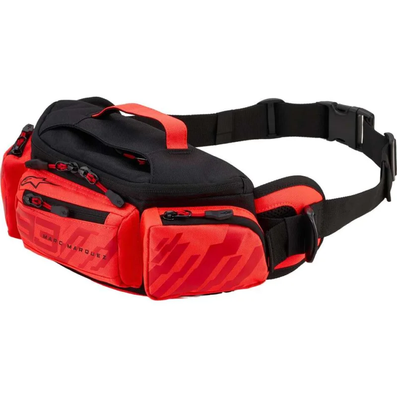 Alpinestars MM93 WAIST BAG Fluorescent Red Bright Red Black Economico