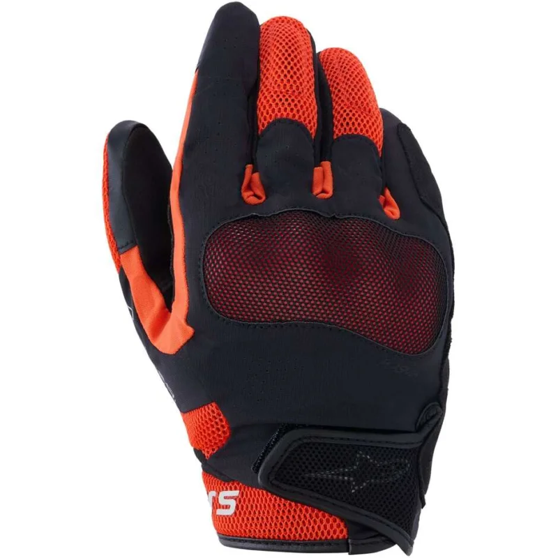 Ordina Subito Alpinestars MOGRESS AIRFLOW Motorcycle Gloves Mandarin Black Red
