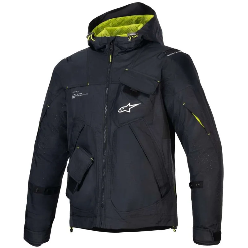 Occasione Imperdibile Alpinestars MOGRESS AIR Summer Motorcycle Jacket Black Lime PUNCH White
