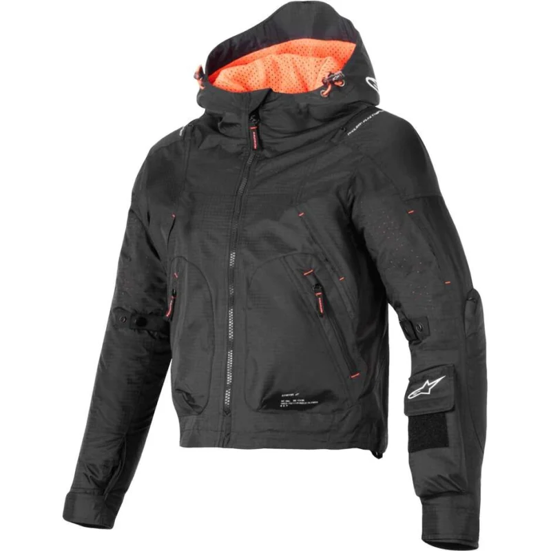 Alpinestars MOLLY AIR Summer Motorcycle Jacket Black Fluorescent Coral Compra Oggi Stesso