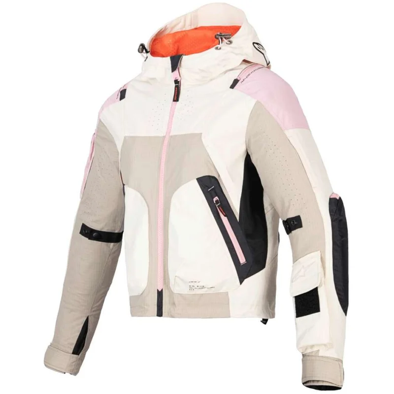 Alpinestars MOLLY AIR Summer Motorcycle Jacket Brown Pink Almond Reso Gratuito