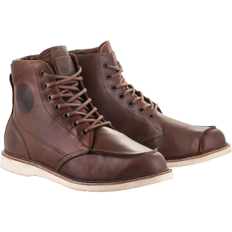 Prezzo Basso Alpinestars MONTY V2 Brown Custom Urban Motorcycle Shoe