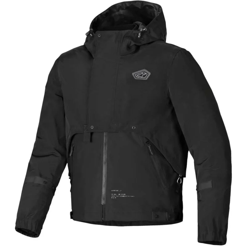 Alpinestars MOOTANT WP PARKA Fabric Motorcycle Jacket Black Non Perdere