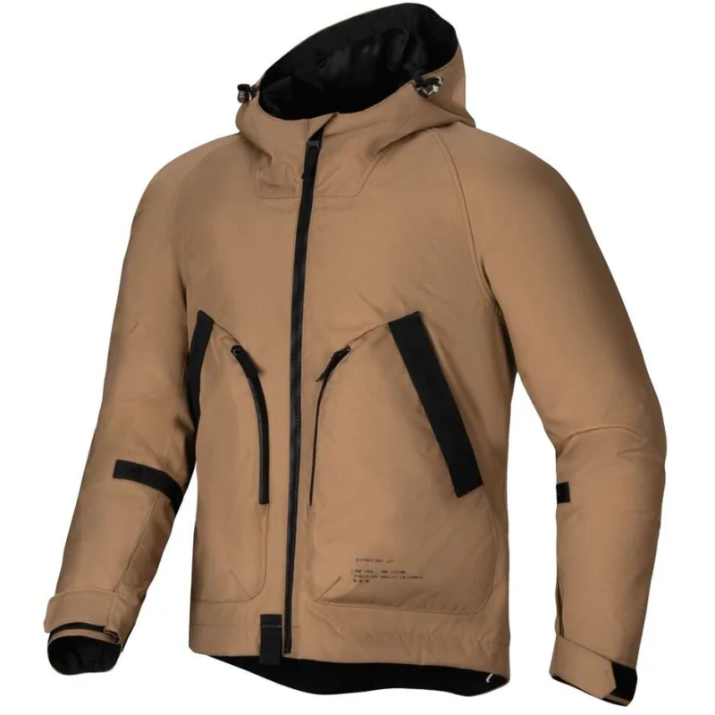 Alpinestars MORUSH WP PARKA Utility Brown Fabric Motorcycle Jacket Di Tendenza