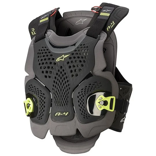 Alpinestars Moto Cross Enduro Harness A-4 MAX Black Yellow Fluo Compra Adesso