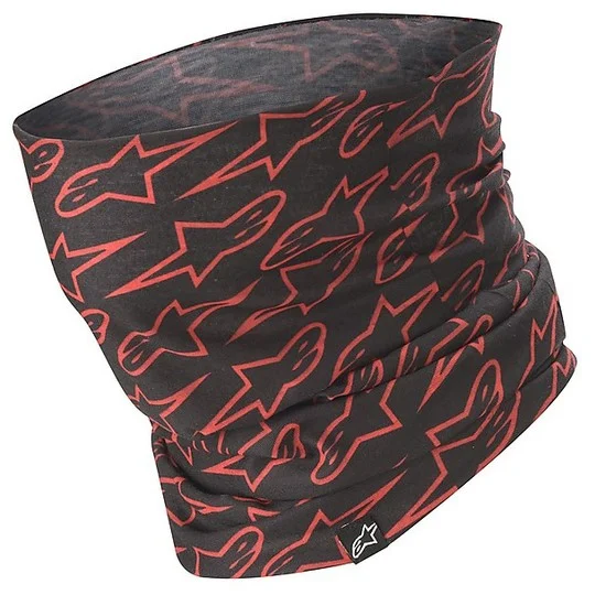 Alpinestars Motorcycle Underwear Collar ASTARS Neck Tube Black Red Fluo Quantità Limitata