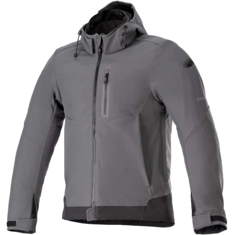 Acquista Ora Alpinestars NEO WATERPROOF HOODIE Casual Motorcycle Jacket Black Gray