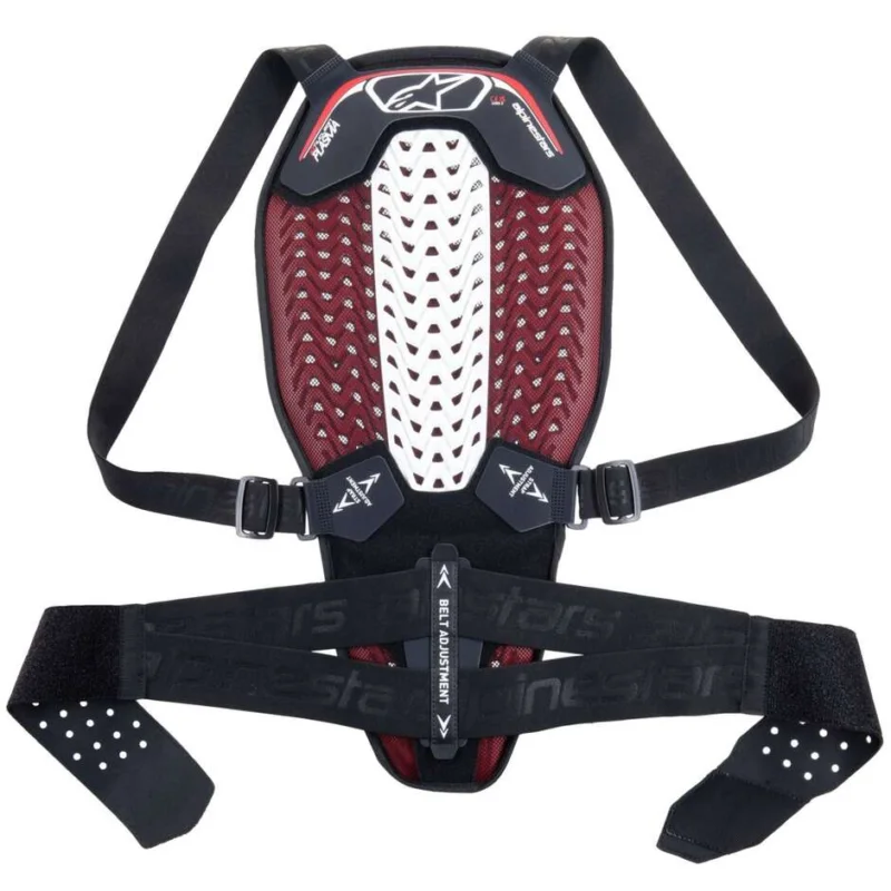 Alpinestars NUCLEON PLASMA BACKPROTECTOR Motorcycle Back Protector Black White Red Ultimissimo Modello