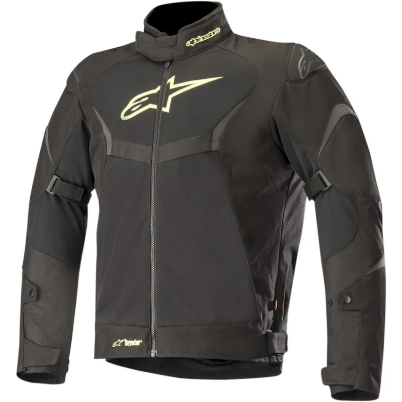 Nuova Collezione Alpinestars Perforated Motorcycle Jacket T-CORE AIR DryStar Black Yellow Fluo