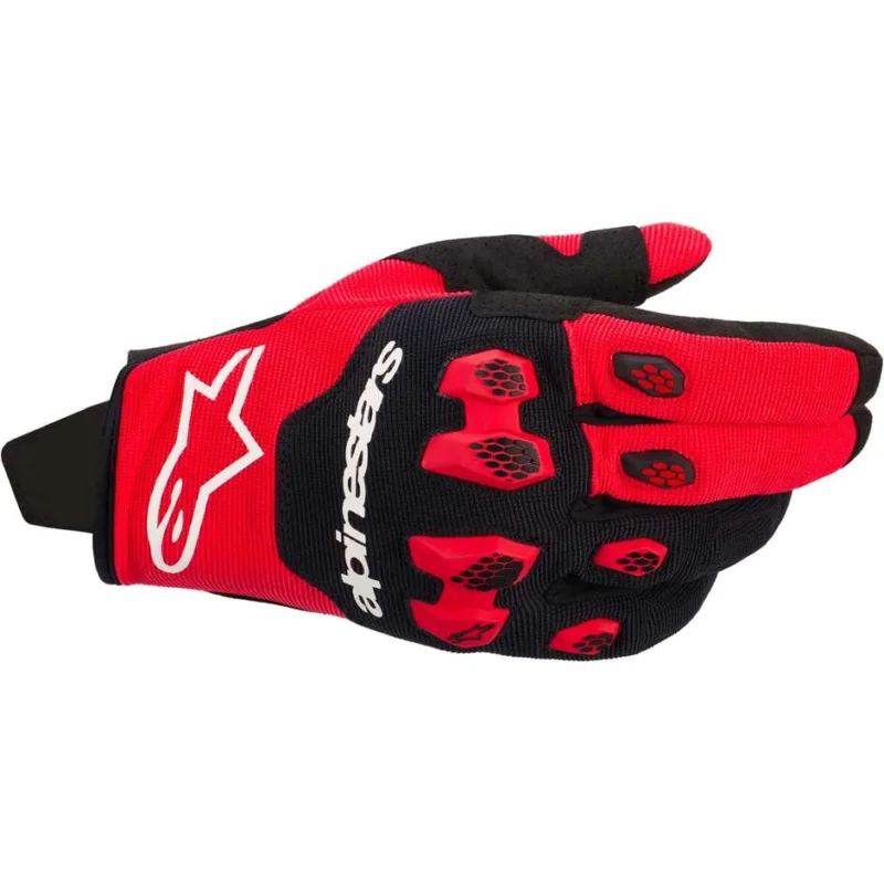 Alpinestars PRO-DURA Bright Red/Black Cross Enduro Gloves Spedito Oggi