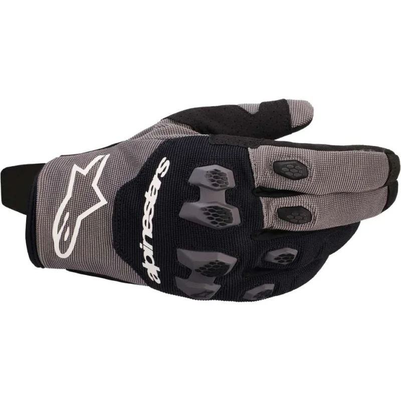 Alpinestars PRO-DURA Cross Enduro Motorcycle Gloves Black Grey Scelto Dai Clienti