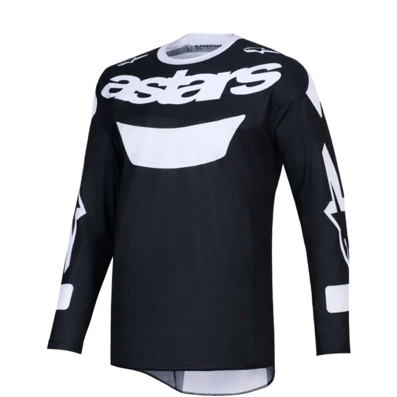 Alpinestars RACER AIR RIWAY Cross Enduro Jersey Black White Promozione Esclusiva