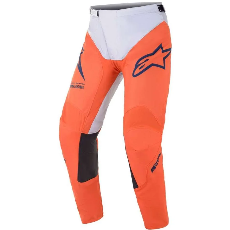 Offerta Lampo Alpinestars RACER BRAAP Cross Enduro Motorcycle Pants Orange Blue