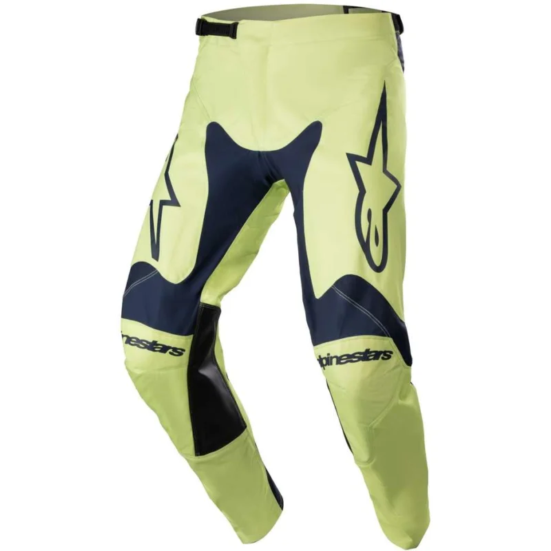Alpinestars RACER HOEN Cross Enduro Motorcycle Pants Navy Green Super Prezzo