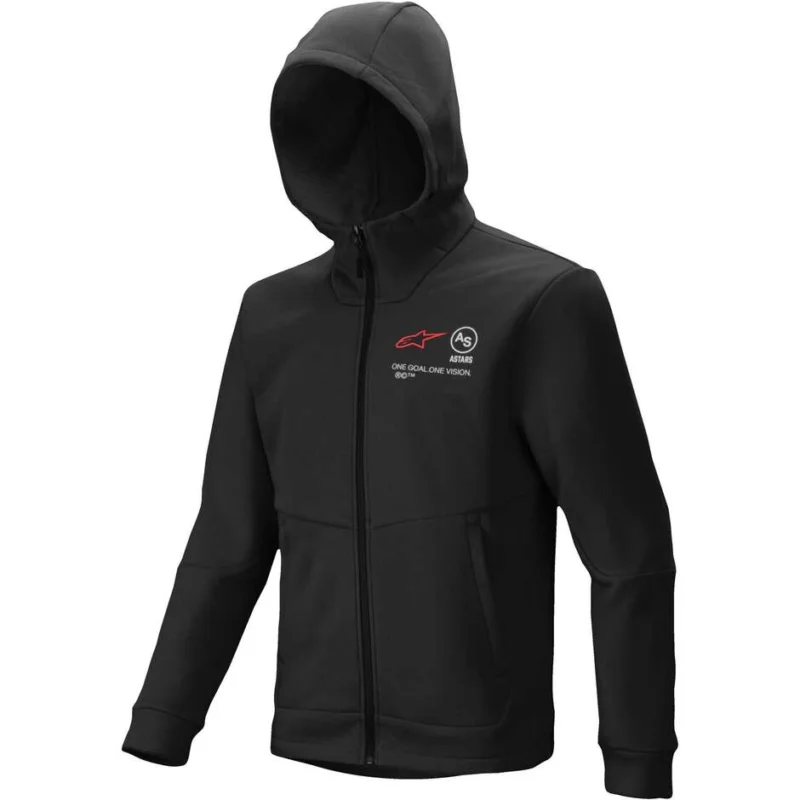 Alpinestars RACER MX FLEECE Black Cross Enduro Motorcycle Sweatshirt Acquista Ora