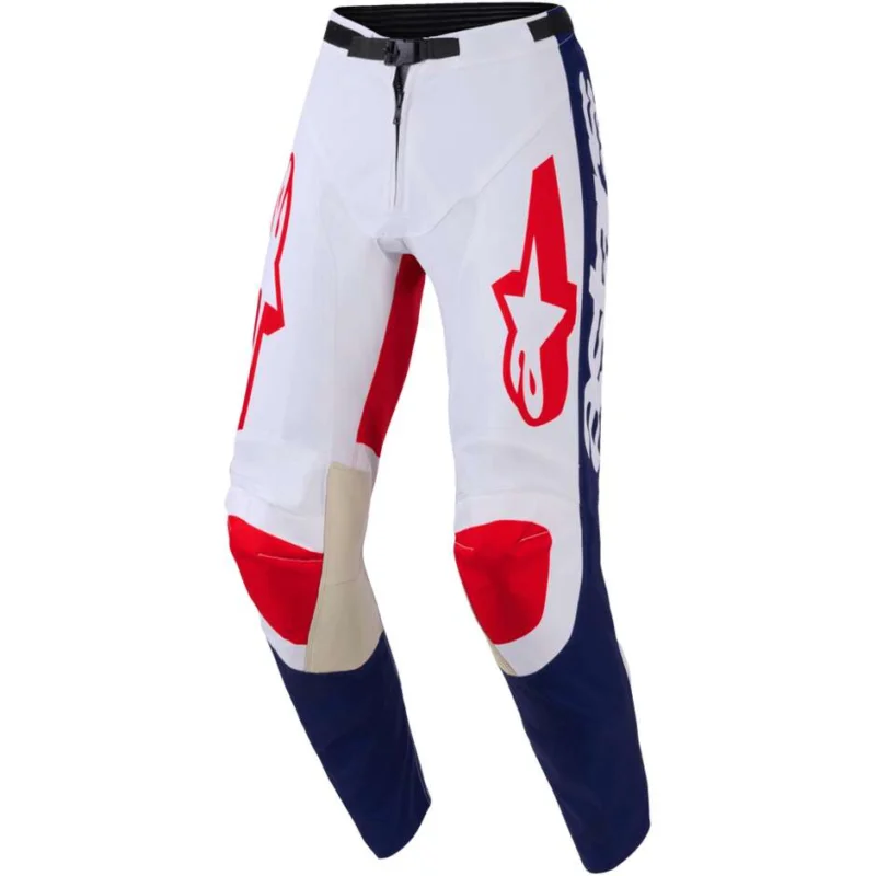 Compra Online Alpinestars RACER RIWAY Cross Enduro Motorcycle Pants White Blue Red