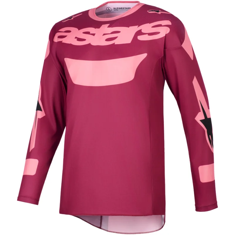 Novità Alpinestars RACER RIWAY Dark Coral Red Cross Enduro Motorcycle Jersey
